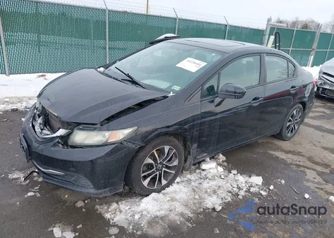 2014 Honda Civic Ex z USA, uszkodzony, nr VIN 2HGFB2F89EH531649